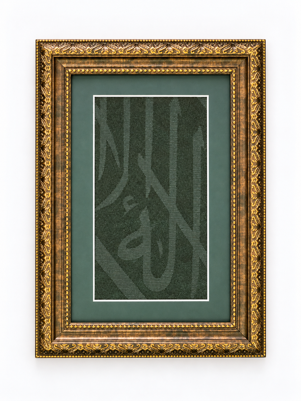 Certified & Framed Kaaba Kiswa for the Most Exclusive Corner of Your Home