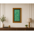 Certified Framed Prophet's Muhammad Grave Tomb Cloth - Premium Islamic Relic