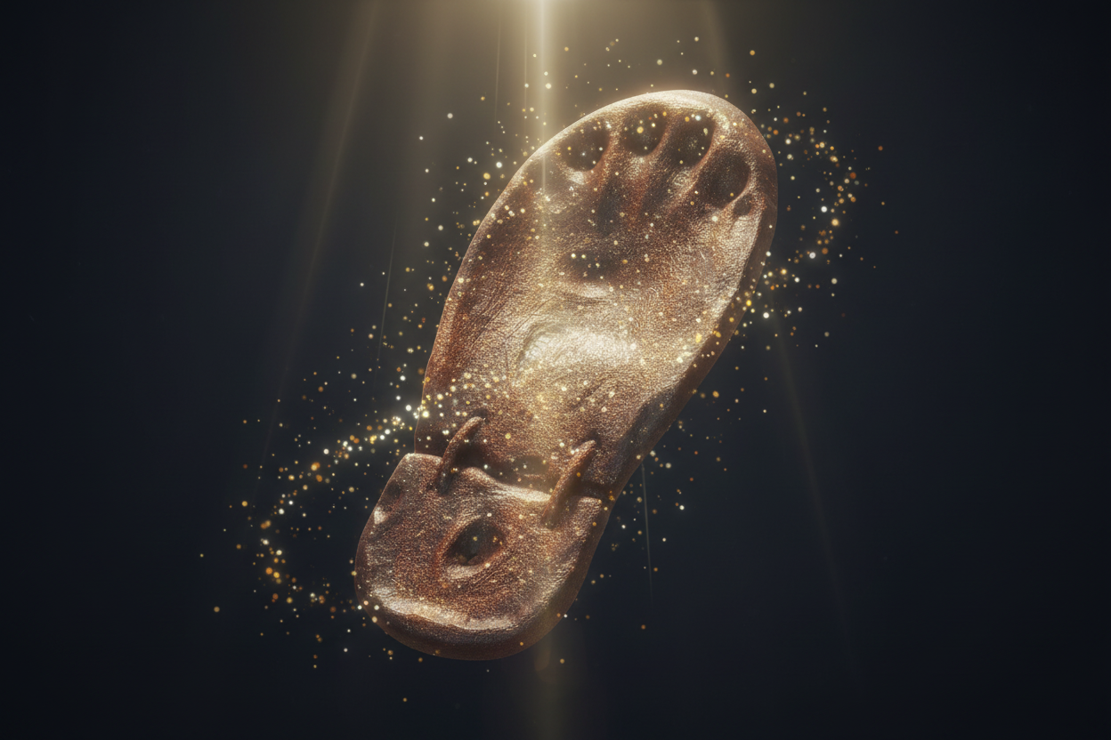 Prophet Muhammad Footprint Replica | Sacred Kadam Rasool