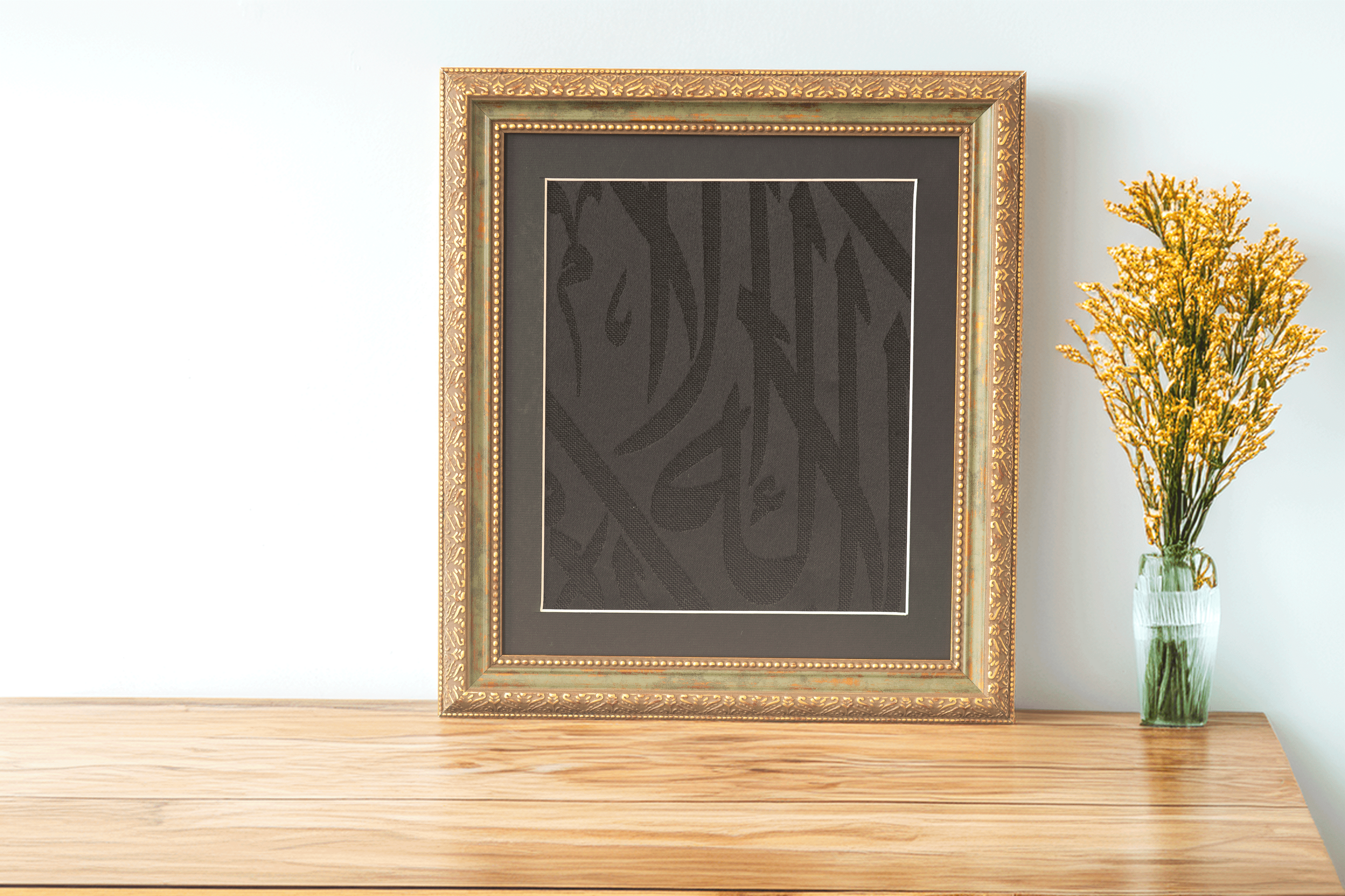Framed Kaabah Kiswa Cloth, Islamic Eid Gifts - Ramadan Gifts