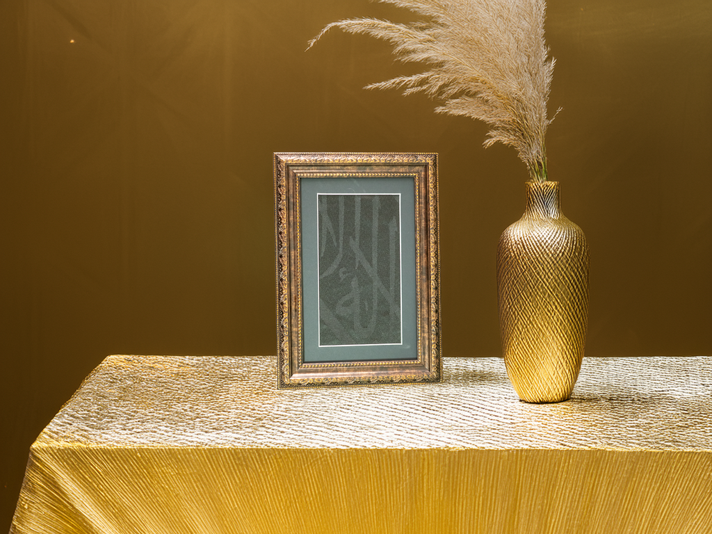 Original Certified & Framed Kaaba Kiswa for the Most Exclusive Corner of Your Home