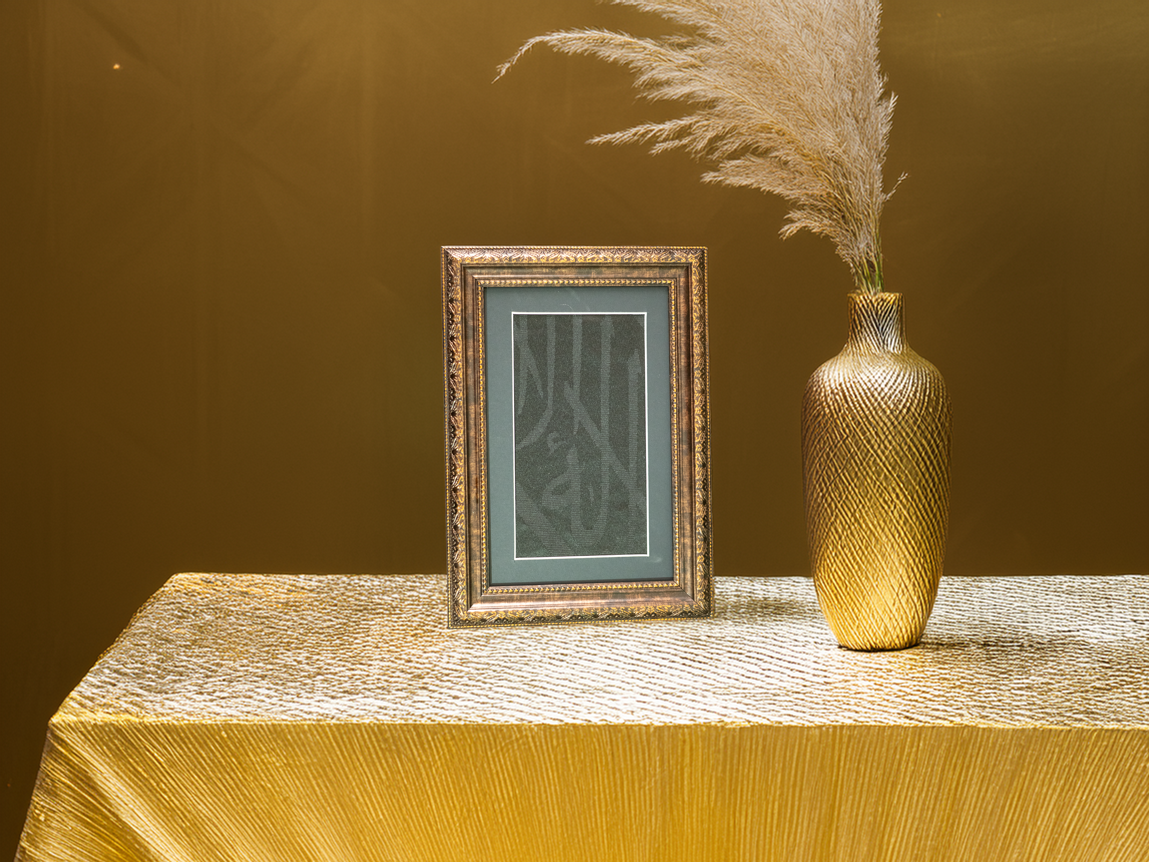Original Certified & Framed Kaaba Kiswa for the Most Exclusive Corner of Your Home