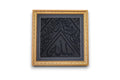 Certificated  framed original kaaba cover -İslamic WallArt-Ramadan Decor 